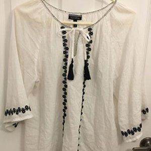 Allison Britney boho style top